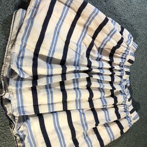 Gap Blue Striped Skirt